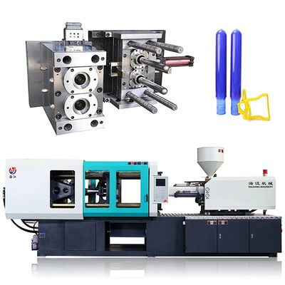 Kracht van de spuitstuk 2-4 ton PET-prevorm-inspuitingsgietmachine 100-300 ton Klemkracht