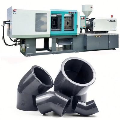 Hoog 4 Verwarmingszone PVC Pipe Fitting Injection Molding Machine voor snelle productie